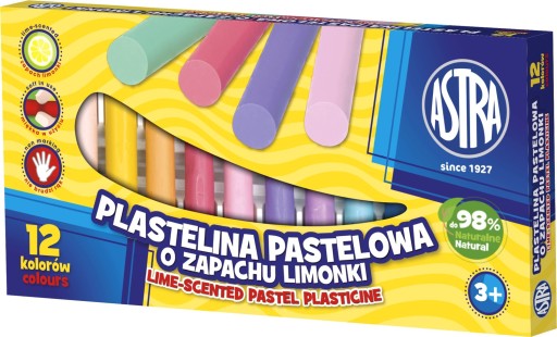 ASTRA Pastel Plasticine Lime vôňa 12 farieb
