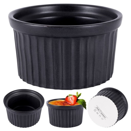 TEPELNE ODOLNÝ ramekin, misa, misa, miska na pečenie dezertov, suflé