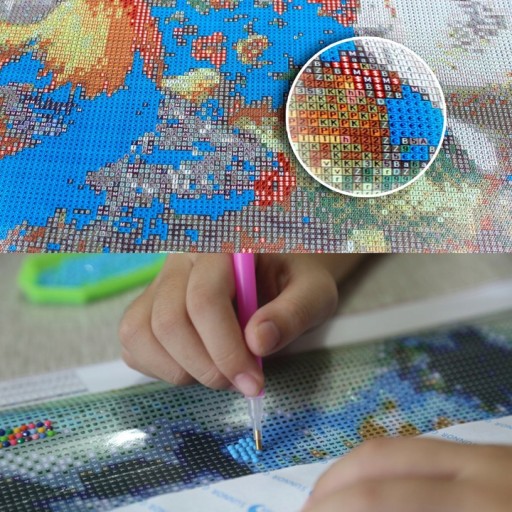 DIAMANTOVÁ VÝŠIVKA MOZAIKA 5D Jednorožec stojan