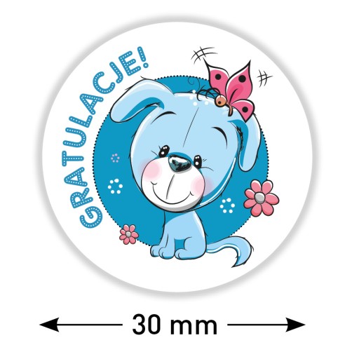 Motivačné nálepky - blahoželanie - 50 ks.