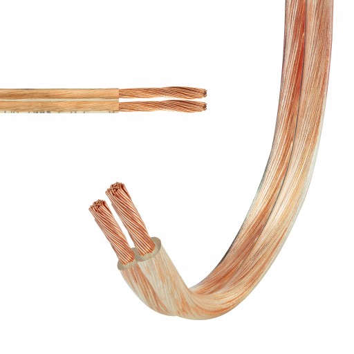 BITNER Reproduktorový kábel PURE COPPER CU OFC 2x2,5
