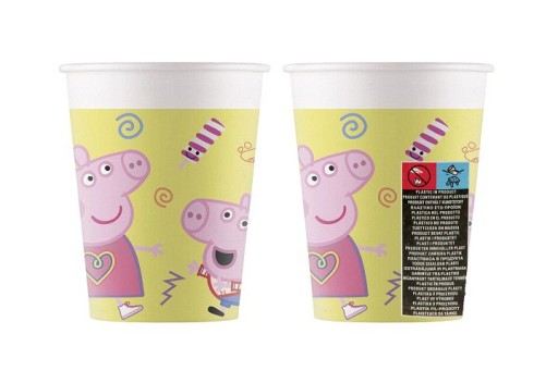 peppa poháre peppa pig pepa pig 200ml 8 ks