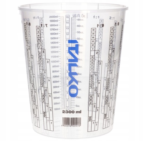 HRNČEK NA MIEŠANIE LAKOVÝCH FAREB S STUPŇOU 2300ml/2000