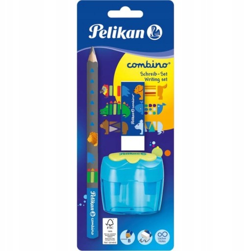 HERLITZ COMBINO súprava ceruzka + guma + strúhadlo