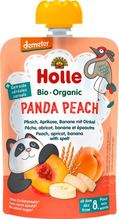 HOLLE Ovocná pena Broskyňa Marhuľa Banán Špalda