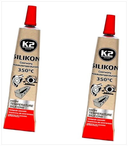 B8F10 ČERVENÝ SILIKÓN VYSOKÁ TEPLOTA 350°C 21G 2OP 0000-00