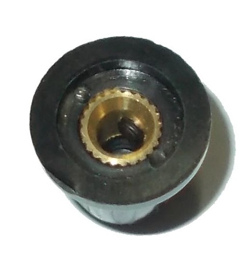 BAKELITOVÝ GOMBÍK pre 4mm os, 5 kusov