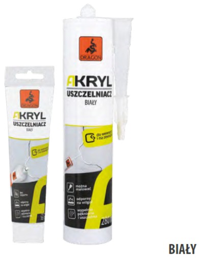 AKRYL Tmel 165ml DRAGON WHITE TUBE