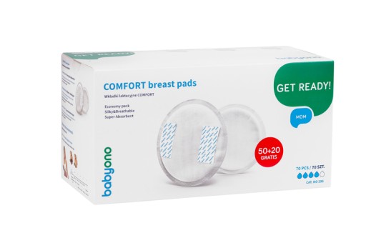 BABYONO COMFORT GEL LAKTAČNÉ VLOŽKY 70 KS.
