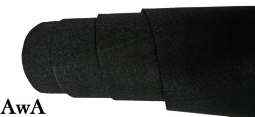 Samolepiaca plsť ČIERNA 1 mm koberec Mäkká podložka