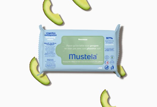 MUSTELA Avokádové čistiace obrúsky 60 ks.