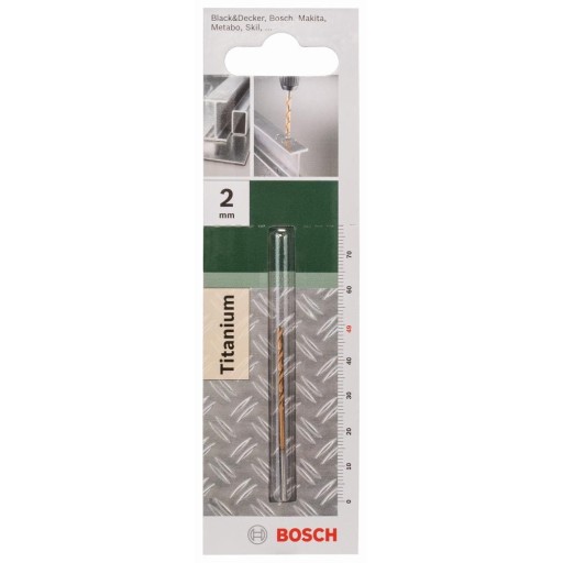 Bosch HSS-Cínový vrták do kovu DIN 338 2,0x24x49
