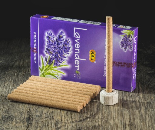 Vonné tyčinky Dhoop RAJ - Levanduľa
