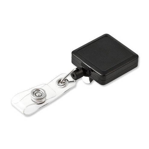 KEY-BAK Retract-A-Badge ID Square with Clip