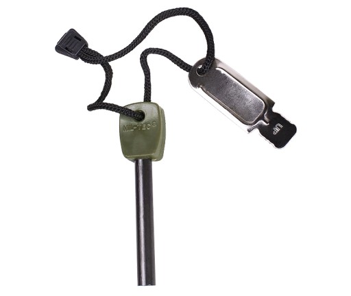 Horčíkový vojenský turistický štartér Mil-Tec survival veľký kľúč
