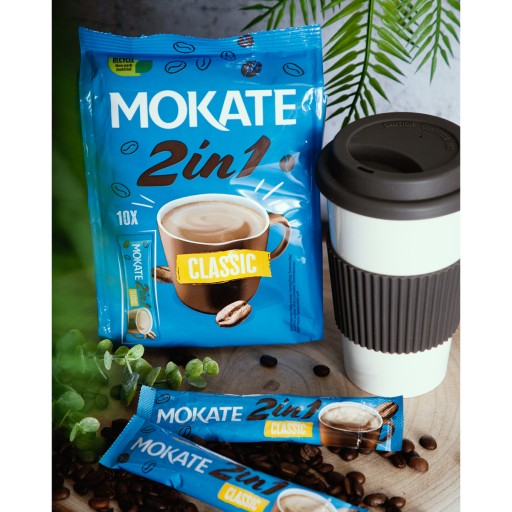 Coffee Drink 2v1 2v1 instantná mokate kávová zmes Classic 10 vrecúšok