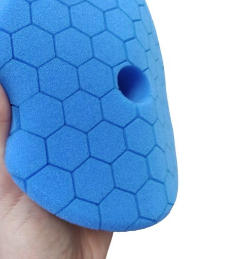 Žltý špongiový leštiaci pad 125mm tvrdý voštinový Kormax
