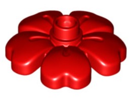 LEGO DUPLO 84195 FLOWER FLOWER červená NOVINKA (4g)