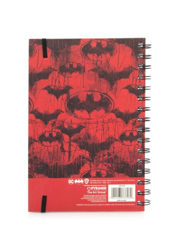 A5 širokouhlý zápisník Batman Red 120k