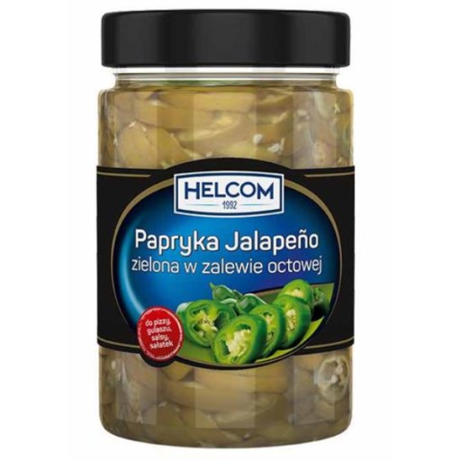 Helcom Zelené papričky Jalapeno v marináde 327 ml