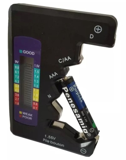 Digitálny LCD tester batérií a akumulátorov