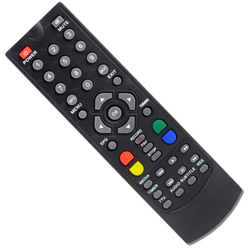 DIAĽKOVÉ OVLÁDANIE PRE DVB-T DEKODÉR CABLETECH 0194 A 0083Q