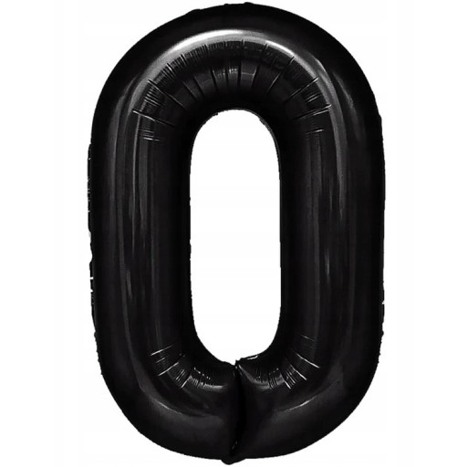 Fóliový balón číslo 0 narodeninové číslo ZERO 1-99 dekorácia VEĽKÁ HELKA 100cm