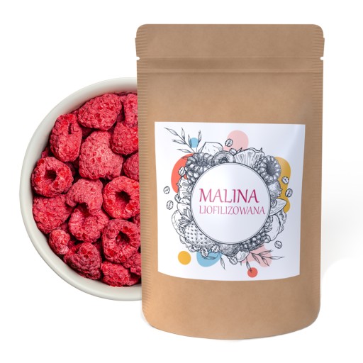 MALINA SUŠENÁ 25g, CELÉ BEZ KONZERVANTOV