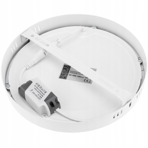 LED panel 12W PRIVRCHOVÁ OKRUHÁ LAMPA VÝKONNÉ STROPNÉ SVIETKO NA NÁSTENNÉ ZARIADENIE