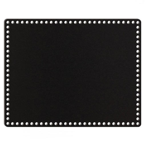 čierny základný košík dno 34x43cm HDF obdĺžnik