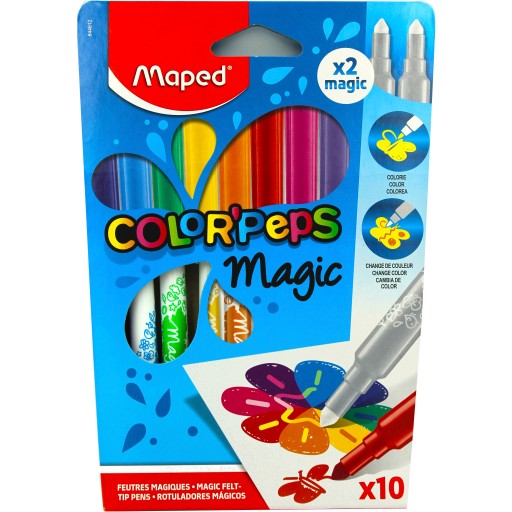 Farebne meniace fixky Maped Magic 10 ks
