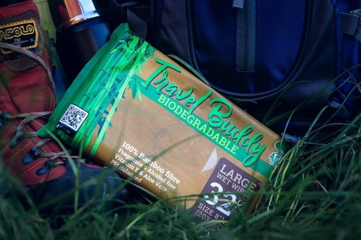 BAMBUSOVÉ Vlhčené obrúsky BIO TRAVEL XXXL 20X30CM ALOE VITAMÍN E