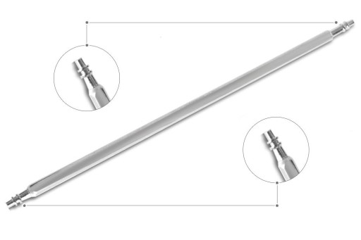 Oceľový teleskop na remienok alebo náramok T16 16 mm