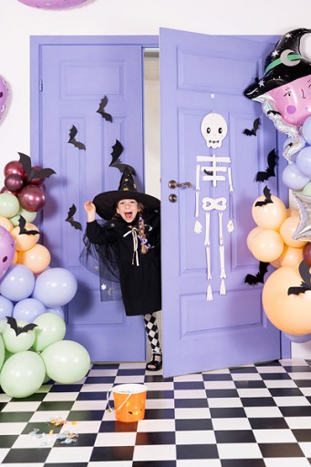 Dekorácie čierne netopiere dekorácie Halloween gadgety 6 ks