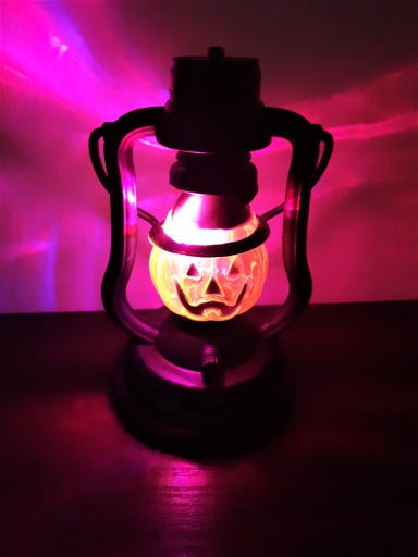 LED HALLOWEEN TEKVICOVÁ LAMPA + BATÉRIE DEKORATÍVNA LAMPA DEKORATÍVNA LAMPIÓNA
