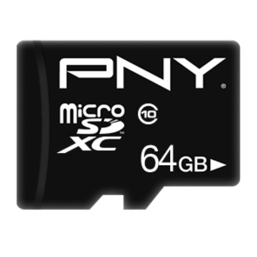 PNY MicroSDHC karta 64GB P-SDU64G10PPL-GE