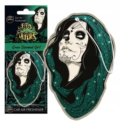 Osviežovač vzduchu Aroma Car MUERTOS GREEN DIAMOND GIRL