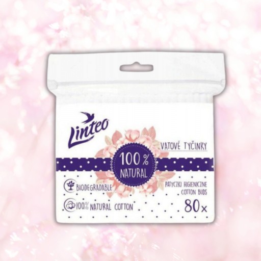 Linteo Eco Biodegradovateľné fóliové tyčinky 80 ks