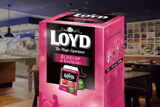 Horeca Express ovocný čaj pre gastronómiu Divoká ruža Malina LOYD