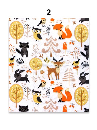 FLANELOVÁ MINI PLIENKA 38X38