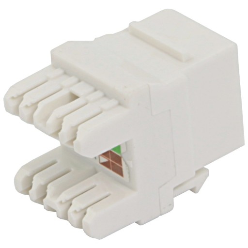 KEYSTONE RJ-45 MODUL ZÁSUVKY RJ45 CAT.5E BIELA