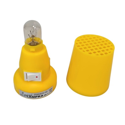 Nočná lampa mini max 10W IP20 žltá E14 žiarovka, teplá farba do objímky