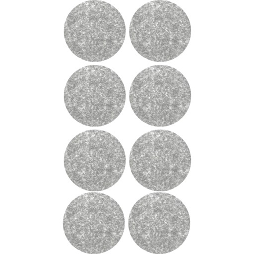 PLSTENÉ PODLOŽKY PRE NÁBYTkové STOLIČKY 38mm 8 ks