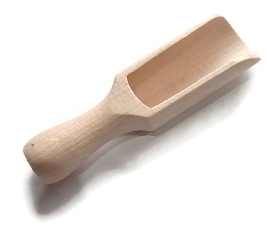 SPOILER drevená naberačka 11cm Montessori motoriky