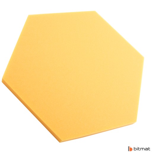 AKUSTICKÝ PANEL DOMÁCE AUDIO ŠTÚDIO HEXAGON 3CM voštinové akustiky