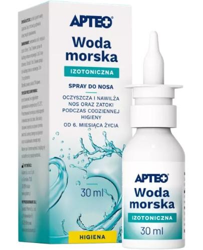 Apteo izotonický nosový sprej s morskou vodou 30 ml