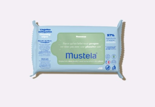 MUSTELA Avokádové čistiace obrúsky 60 ks.