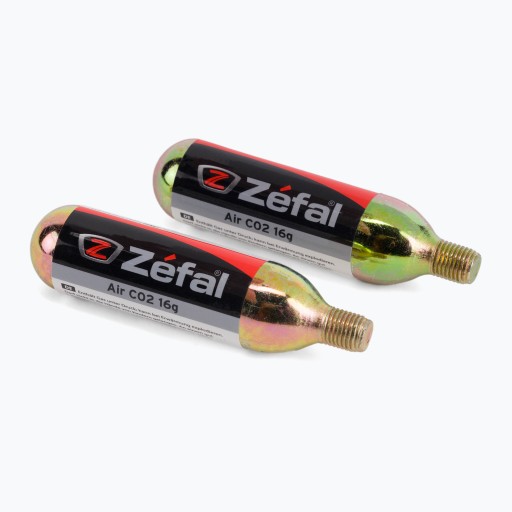 Zefal Cartridge Co2 plynové kartuše do pumpy na bicykel zlatá ZF-4160B 16 g