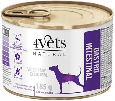 4Vets Natural Dog Gastro Intestinal 185G