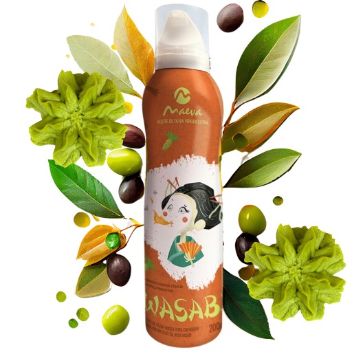 WASABI olivový olej sprej 200 ml ochutený olivový olej